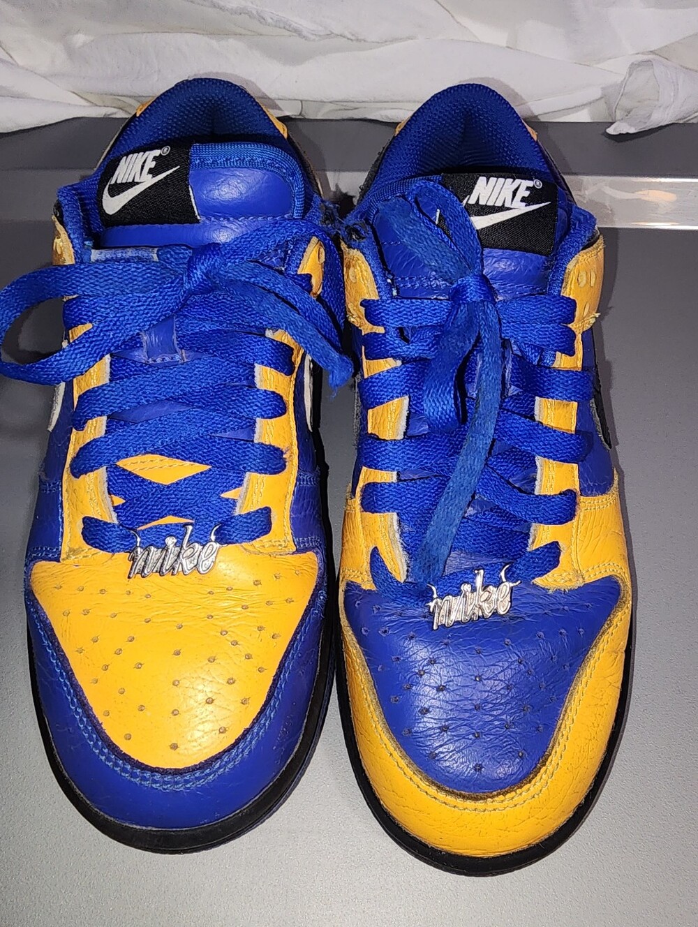 Nike Gold and Blue Dunk Low "UCLA" Kid's Youth US 5 (Style Code: DD1391-402)